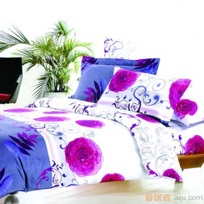 家元素愛慕歐式圓角雙層貼邊AB版純棉四件套——舒適與優雅的完美結合